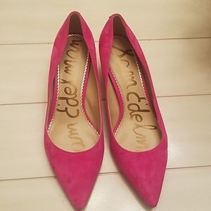 Sam Edelman suede kittten heels